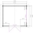Foto von Interflex Blockhütte 3530 K - exterieur gecoat