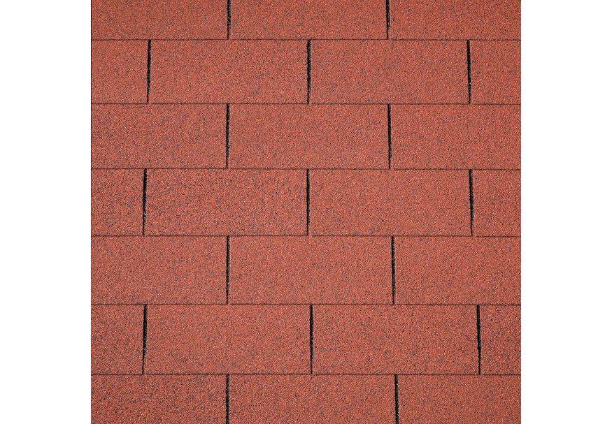 Interflex standaard shingles 3m² - rood* Foto van Interflex standaard shingles 3m² - rood*