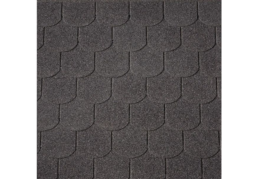 Interflex Biberschwanz Dachschindeln 3m² - schwarz Foto von Interflex Biberschwanz Dachschindeln 3m² - schwarz