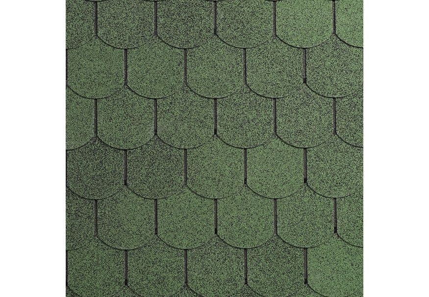 Interflex beverstaart shingles 3m² - groen* Foto van Interflex beverstaart shingles 3m² - groen*