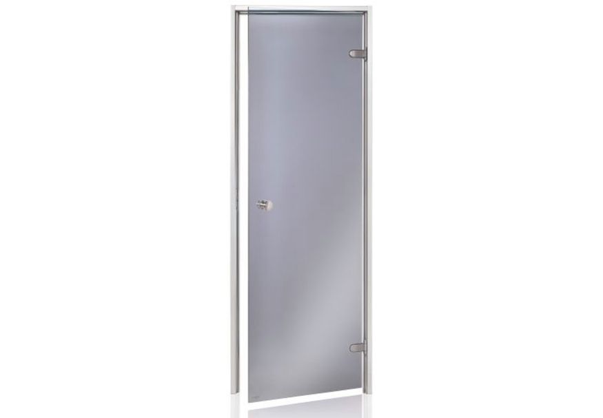 Ilogreen Dampfbadtür grau 69x189 cm, 8 mm Foto von Ilogreen Dampfbadtür grau 69x189 cm, 8 mm