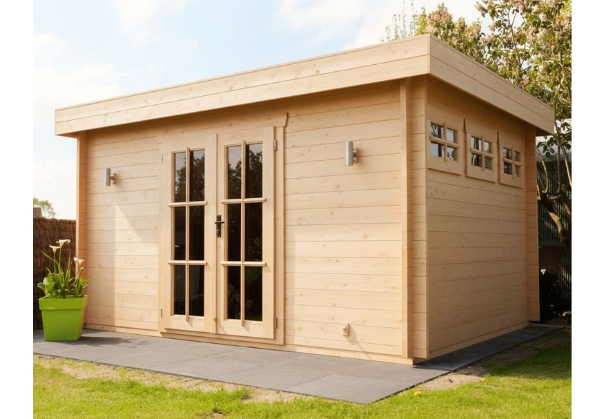 Foto von Azalp Blockhaus Ingmar 596x350 cm