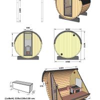 Foto van Interflex barrelsauna 2.2