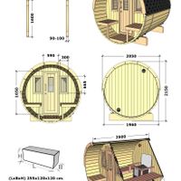 Foto van Interflex barrelsauna 2.5