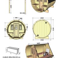 Foto van Interflex barrelsauna 2.8