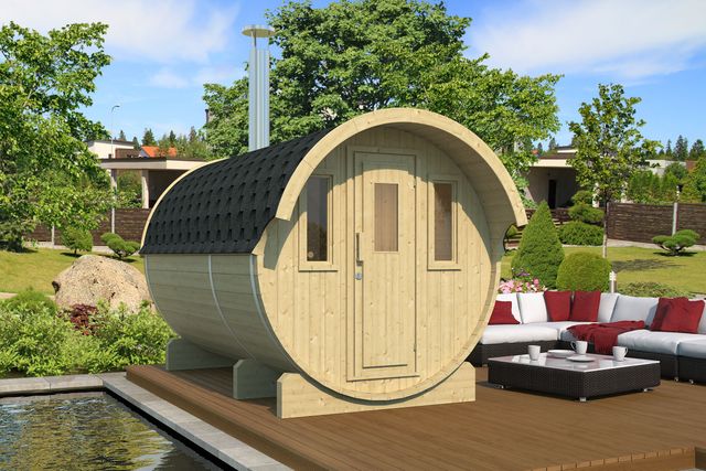 Foto van Interflex barrelsauna 3.3
