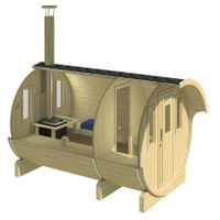 Foto van Interflex barrelsauna 3.3