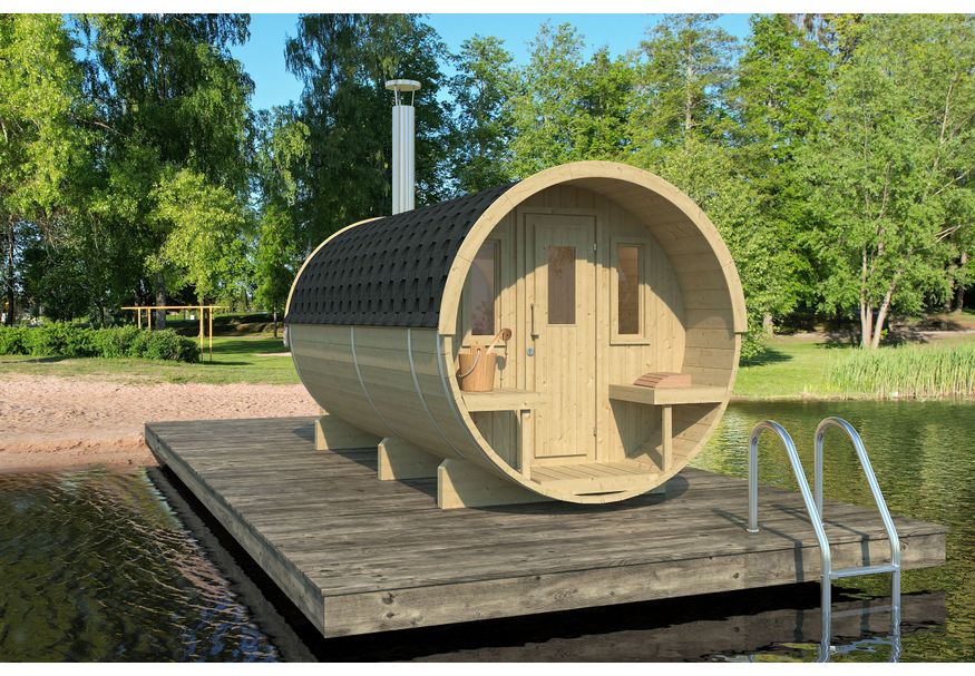 Interflex barrelsauna 4.0 Foto van Interflex barrelsauna 4.0