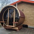 Foto van Interflex barrelsauna Deluxe 2.8 - thermowood