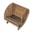 Foto van Interflex barrelsauna Ergonomisch 1.8 - thermowood