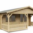 Foto von Interflex Blockhütte mit Terrasse 5x4+2