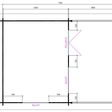 Foto von Interflex Blockhütte mit Terrasse 5x4+3