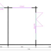 Foto van Interflex blokhut wolfskap W4x3+3A
