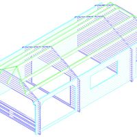 Foto van Interflex blokhut wolfskap W4x3+3A