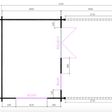 Foto van Interflex blokhut 4x3+3 - exterieur gecoat