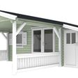 Foto van Interflex blokhut 4x3+2 Z - exterieur gecoat