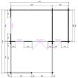 Foto van Interflex blokhut 4x3+3 Z - exterieur gecoat