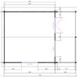 Foto van Interflex blokhut met veranda 5x5+2 - exterieur gecoat