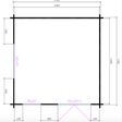 Foto van Interflex blokhut 4x4 - exterieur gecoat