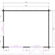 Foto van Interflex blokhut 5x4 - exterieur gecoat