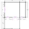 Foto van Interflex blokhut 4x4+3 Z - exterieur gecoat