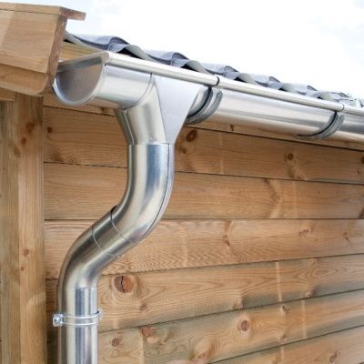 Foto der Interflex stahlen Dachrinnenset - brut