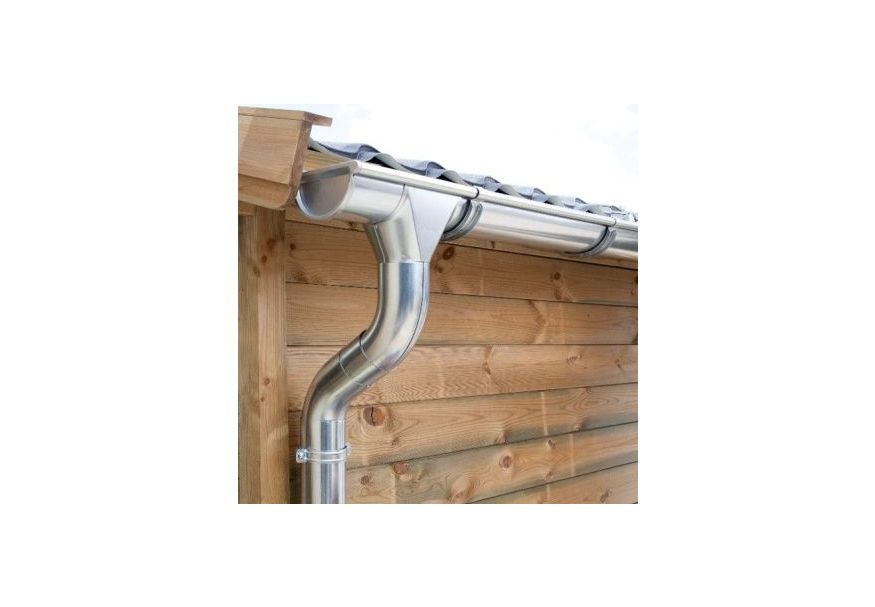 Interflex Zinkdachrinnenset für 5 x 4 + 2* Foto von Interflex Zinkdachrinnenset für 5 x 4 + 2*