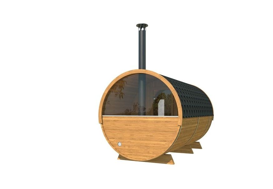 Interflex halve maan glazen achterwand* Foto van Interflex halve maan glazen achterwand*