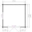 Foto van Interflex blokhut 3032 - exterieur gecoat