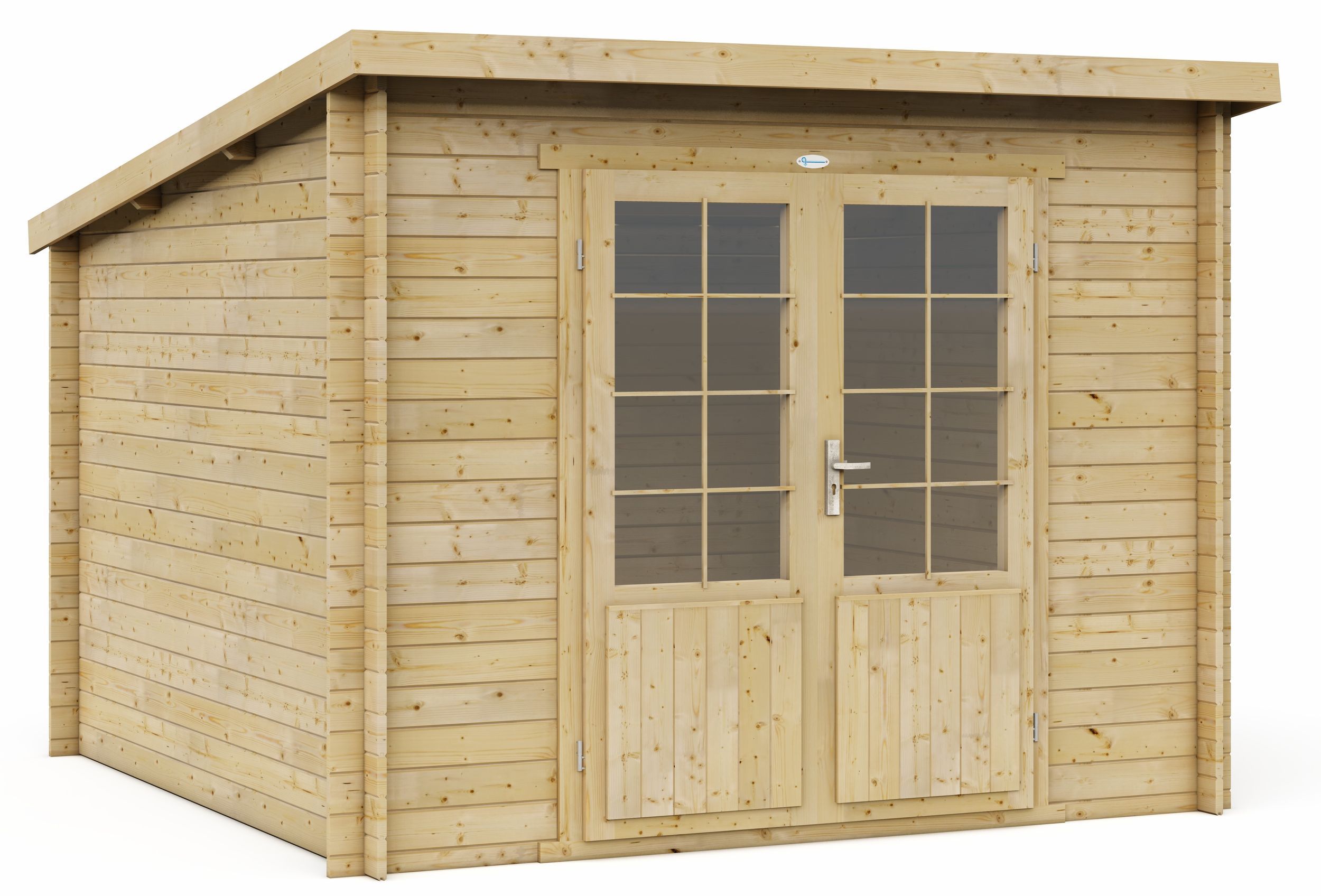 Foto van Interflex blokhut 3030 L - geïmpregneerd