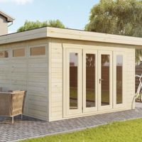 Foto der SmartShed Gartenhaus mit Terrasse Isidro