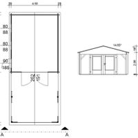 Foto der Azalp Garage Jeffrey 470x570 cm