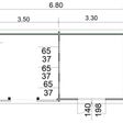 Foto von Azalp Blockhaus Jesse 700x350 cm - 30 mm