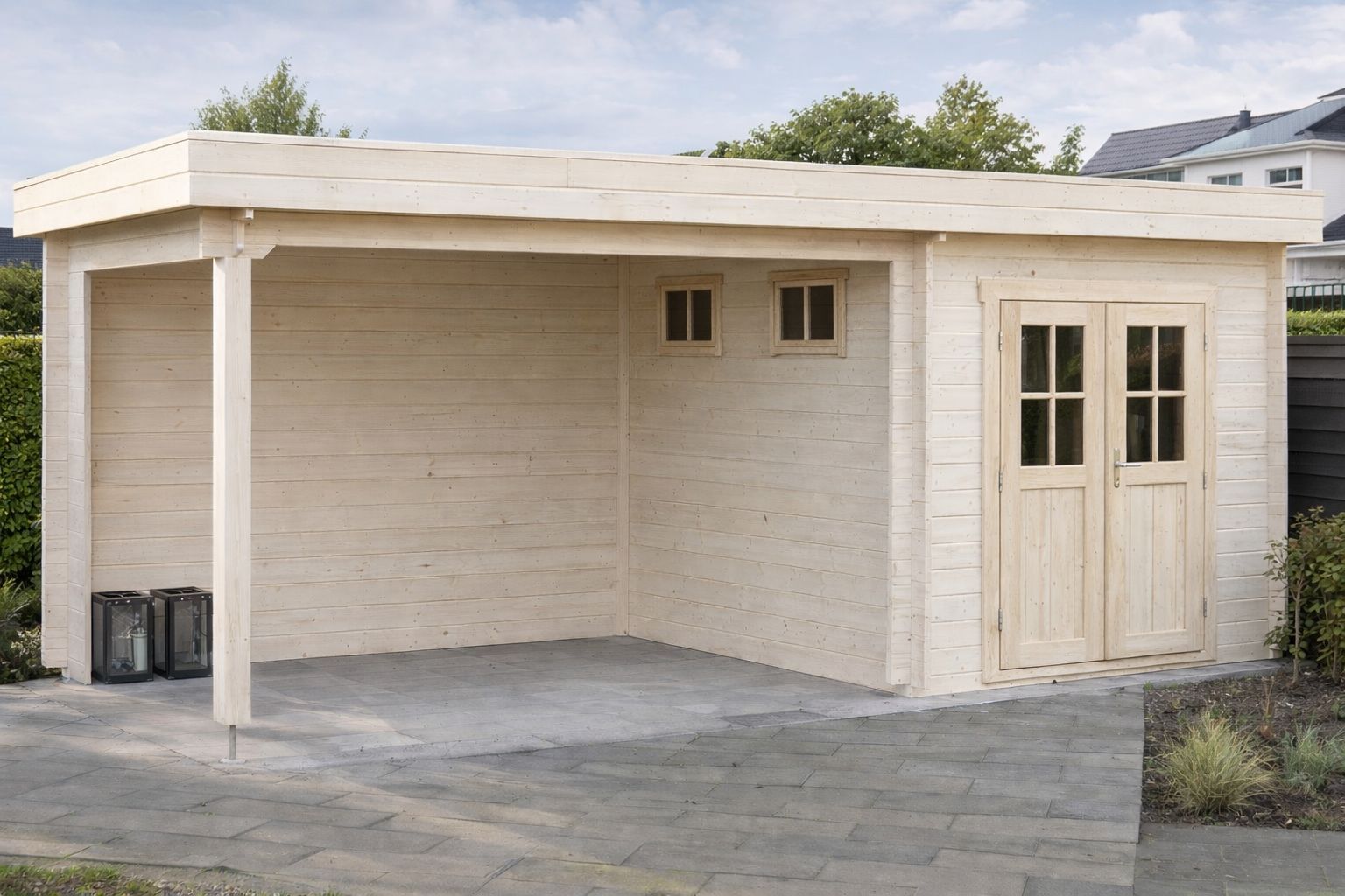 Foto von Azalp Blockhaus Joris 600x350 cm