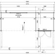 Foto van Graed 120620 Blokhut Joy met veranda Antraciet 595x400 cm - 44 mm