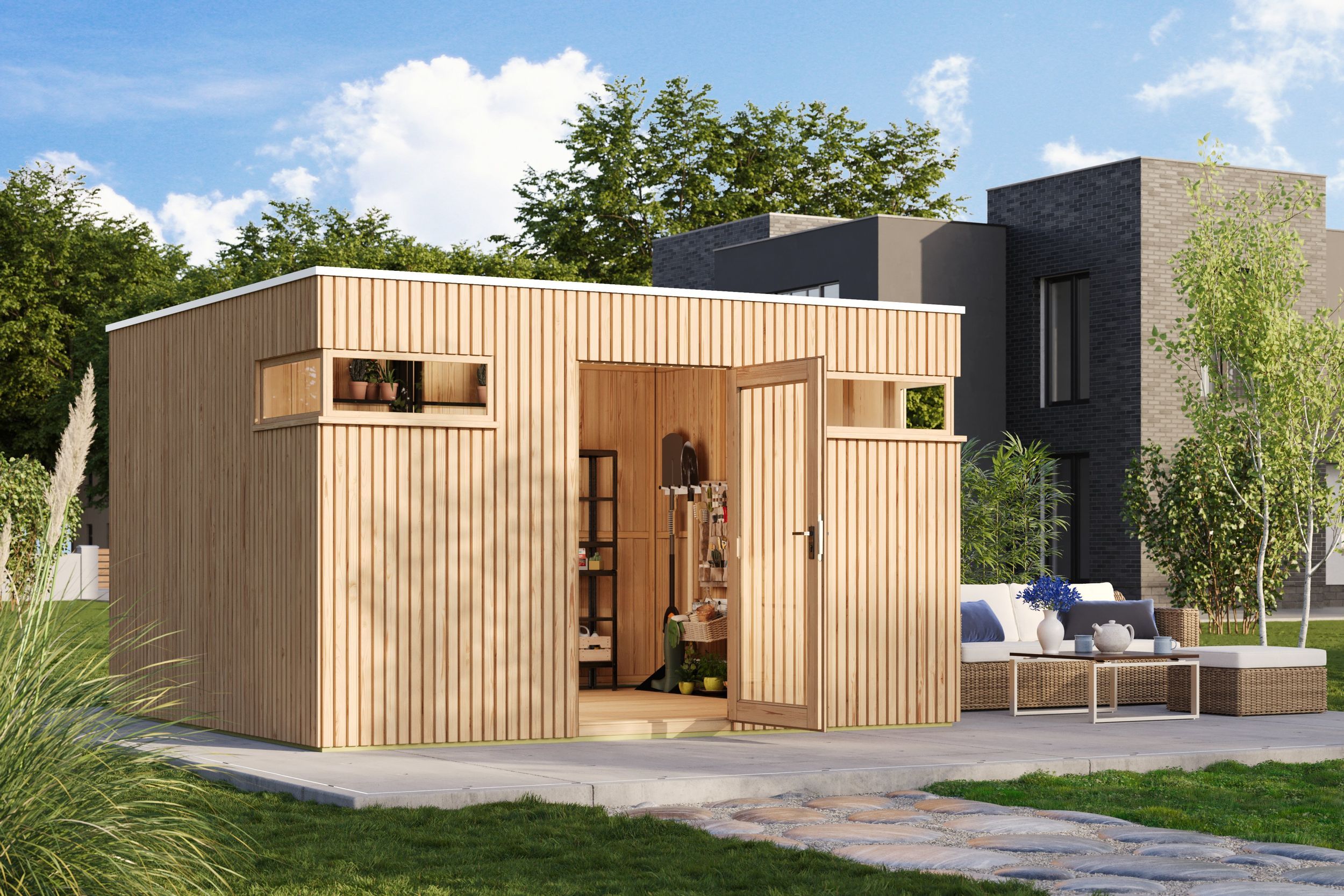 Foto der SmartShed Gartenhaus Kampas