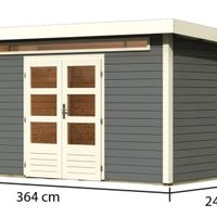 Foto van Karibu 82991 Kandern 7 tuinhuis
