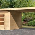 Foto von Karibu Kandern 6 Gartenhaus mit Anbaudach 320 cm (82999)