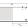 Foto von Karibu Kandern 2 Gartenhaus mit Anbaudach 235 cm - Rückwand - terragrau (23611)