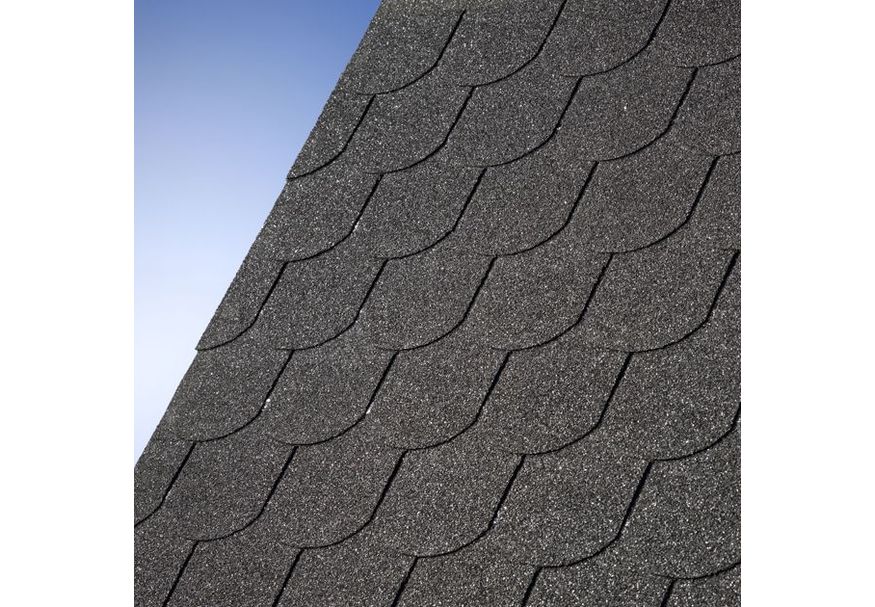 Karibu dakshingles beverstaart 3m2 - zwart Foto van Karibu dakshingles beverstaart 3m2 - zwart