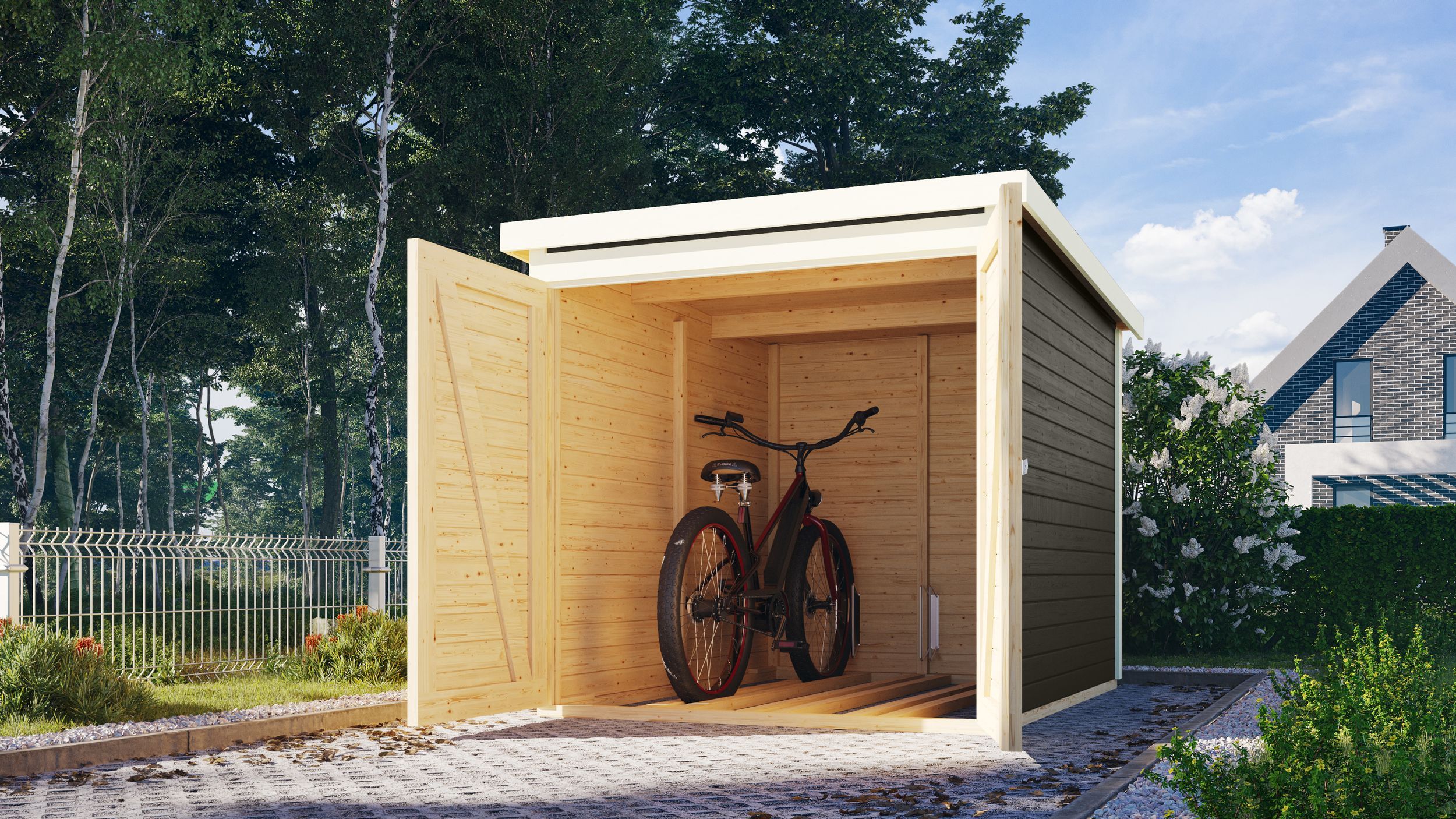 Foto van Karibu 38646 Fietsenberging Geverfd