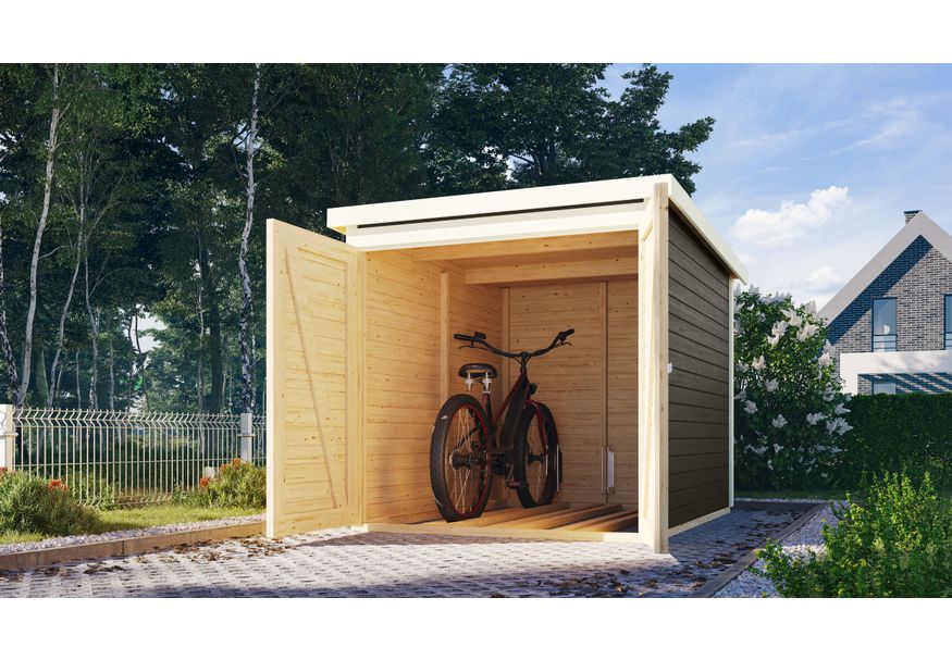 Karibu 38646 Fietsenberging Geverfd Foto van Karibu 38646 Fietsenberging Geverfd