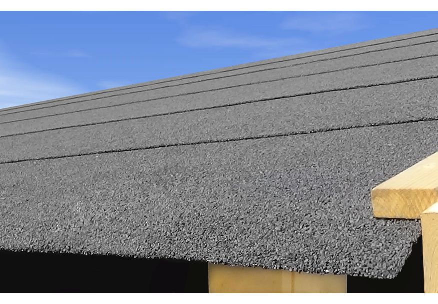 Foto van Karibu gratis zelfklevende bitumen rol per 2.5m2 - zwart