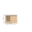 Foto van Karibu tuinhuis Jupiter 2 - Set A - vuren|wit (93408)