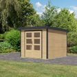 Foto van Karibu tuinhuis Jupiter 3.5 - Set A - vuren|antraciet (12302)