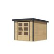Foto van Karibu tuinhuis Jupiter 3.5 - Set A - vuren|antraciet (12302)