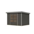 Foto van Karibu tuinhuis Jupiter 4 - Set B - terragrijs|grijsaluminium (12316)