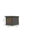 Foto van Karibu tuinhuis Jupiter 2 - Set B - terragrijs|antraciet (93413)