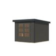 Foto van Karibu tuinhuis Jupiter 3.5 - Set B - terragrijs|antraciet (12305)
