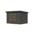Foto van Karibu tuinhuis Jupiter 4 - Set B - terragrijs|antraciet (12317)